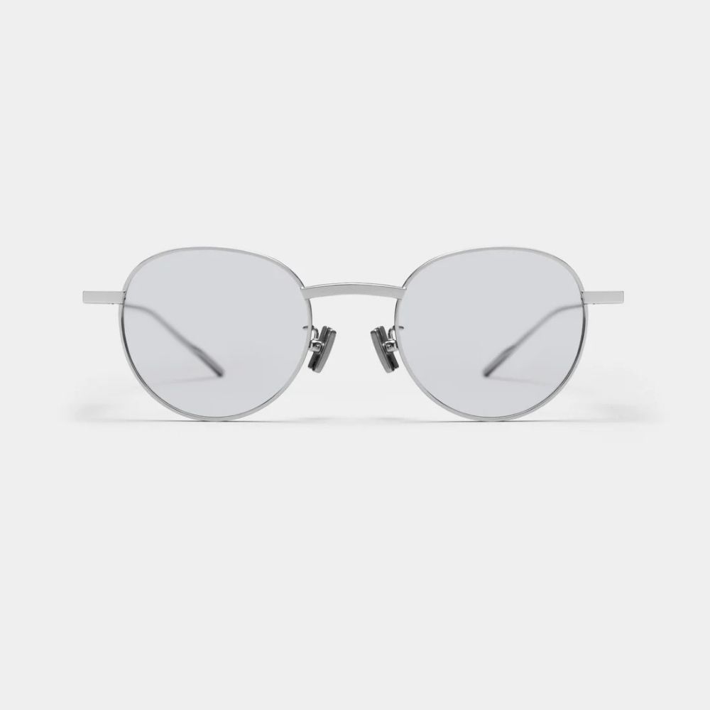 THE RULER 03 SUNGLASSES - Silver - Tinted Blue