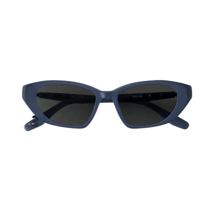 THE CUT EDGE 01 SUNGLASSES - Matte Denim - Black